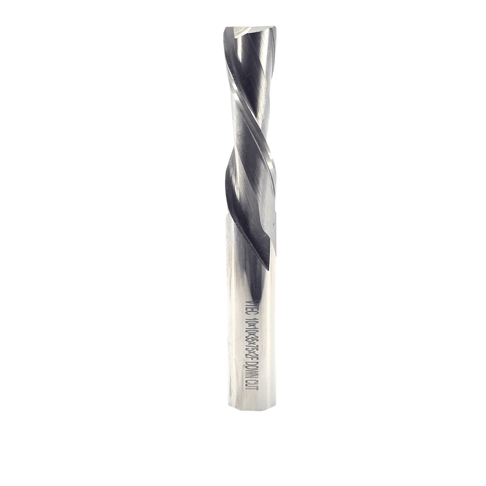 NX 12mm Spiral Downcut 2 Flute Carbide Endmill