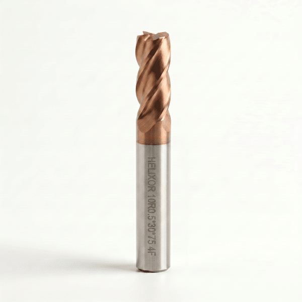 HX55 10mm 4 Flute R0.5 Corner Radius End Mill