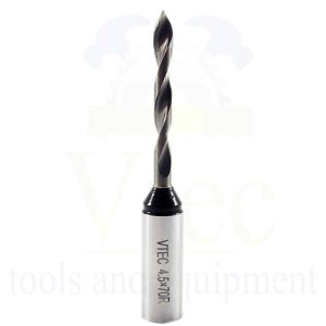 Dowel drilling bit 4.5mm through hole 4.5mmx70 (right hand)