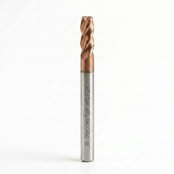 HX55 4mm 4 Flute R0.5 Corner Radius End Mill