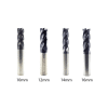 HX45 4 Flute Square Carbide End Mill Set (10mm–16mm)
