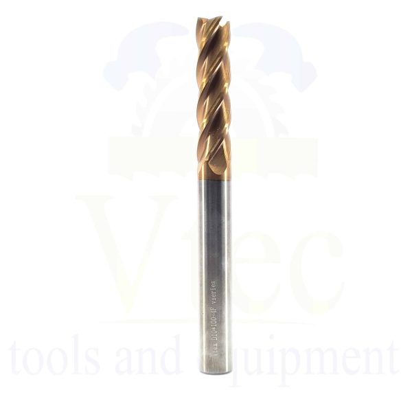HX55 10mm Long Series 4 Flute Square Carbide End Mill