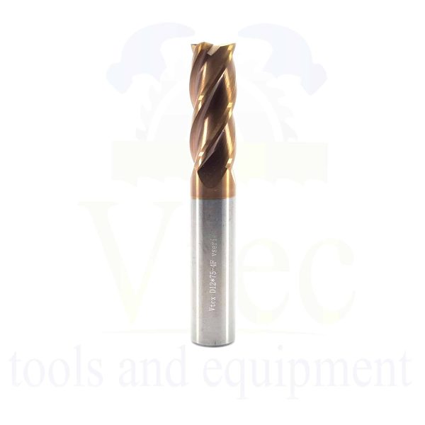 HX55 12mm 4 Flute Square Carbide End Mill