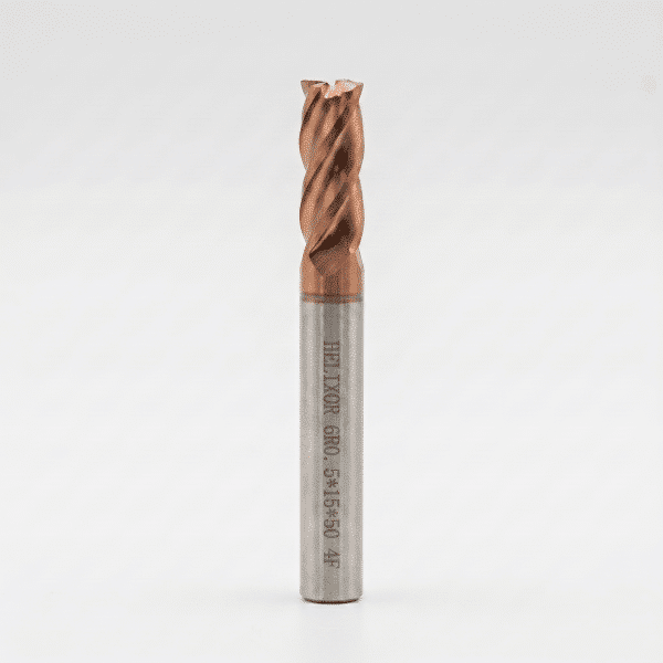 HX55 6mm 4 Flute R0.5 Corner Radius End Mill