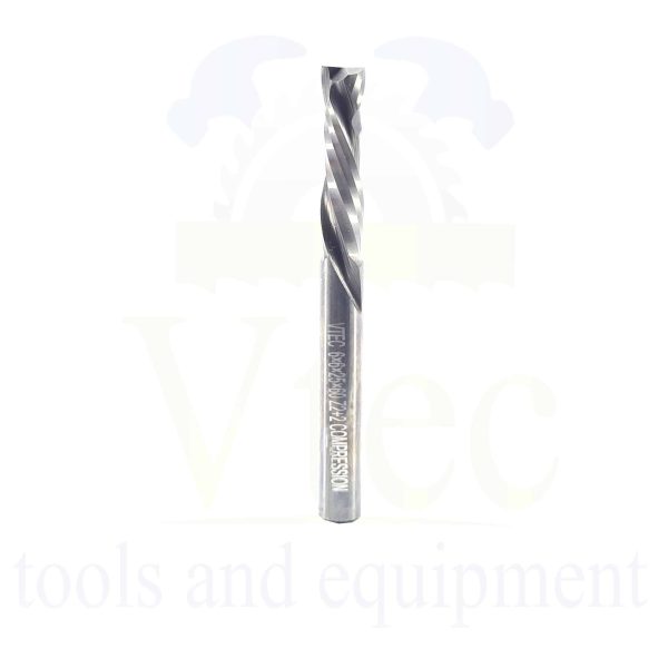 NX 6mm Compression Cut 2 Flute Carbide Endmill