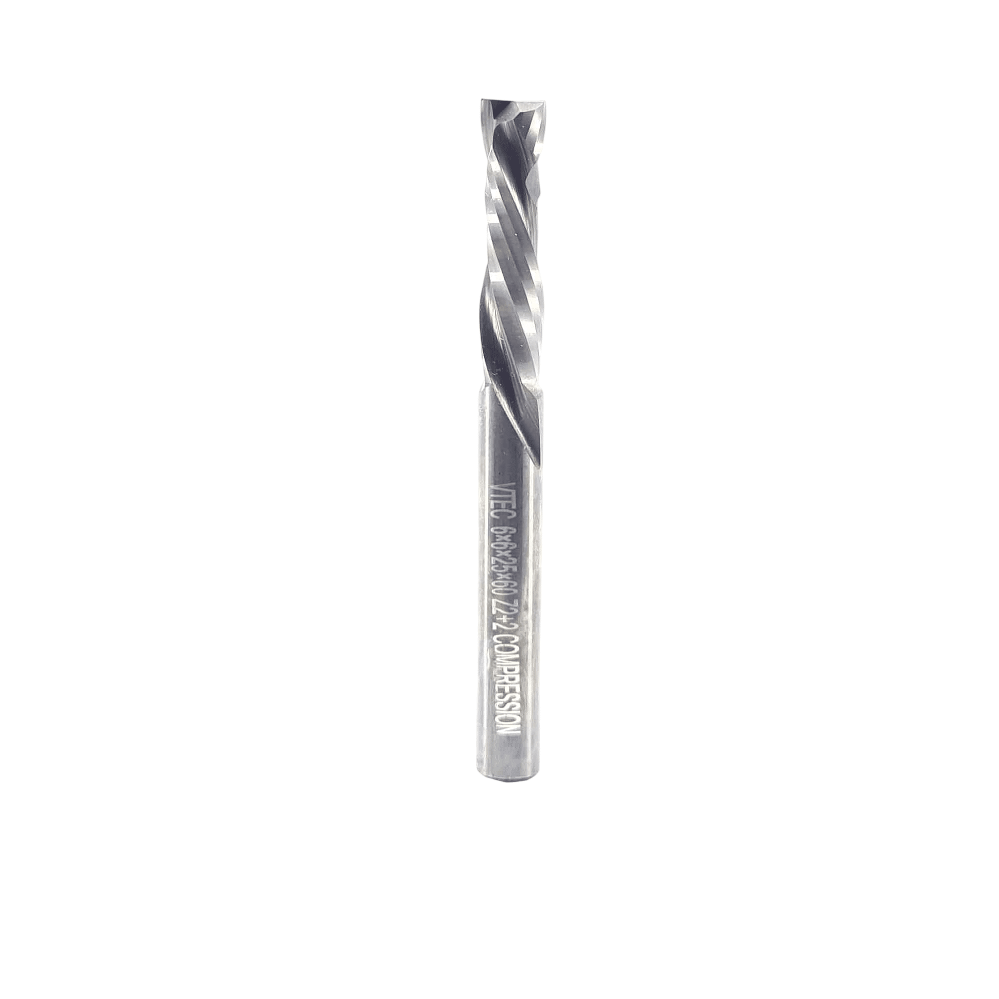 NX 6mm Compression Cut 2 Flute Carbide Endmill