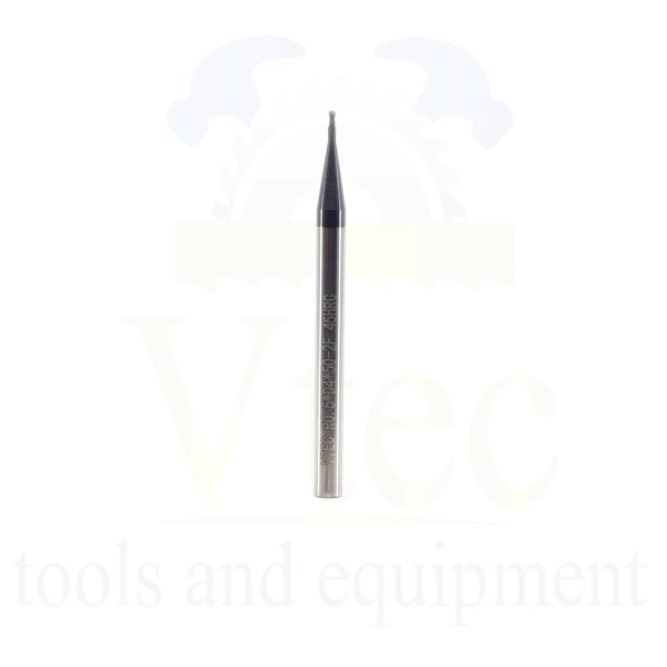 Ballnose Carbide End Mill - R0.5 (1mm) 45HRC