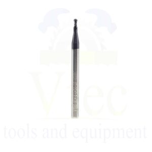 Ballnose Carbide End Mill - R1 (2mm) 45HRC