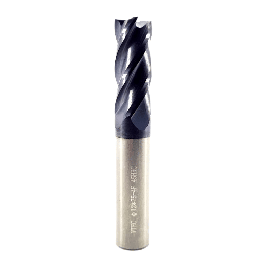 HX45 12mm 4 Flute Square Carbide End Mill