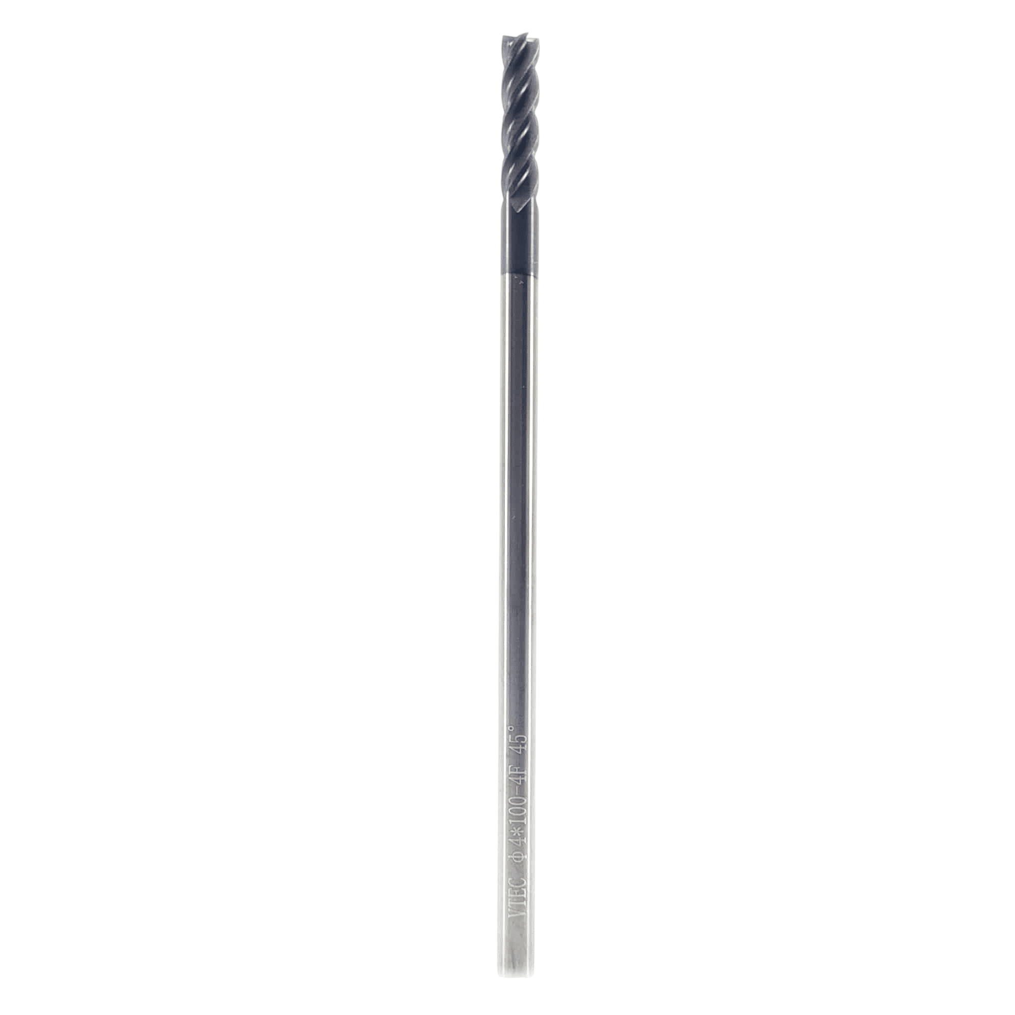 HX45 4mm Long Series 4 Flute Square Carbide End Mill