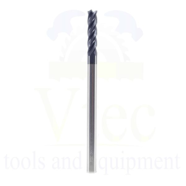 HX45 6mm Long Series 4 Flute Square Carbide End Mill