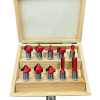 10 Piece Router Bit Set 1/2"
