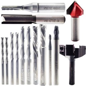 CNC 14 Piece Commercial Starter Kit ER20 UP End Mill