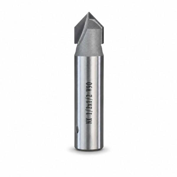 Nexcut 1/2″ x 1/2″ 90° V-Grooving Bit