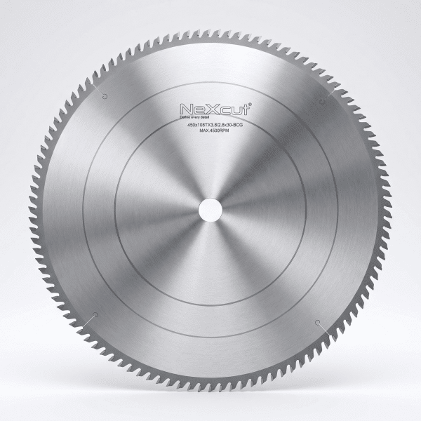 NexCut TCT Circular Saw Blade – 450 × 2.8 / 3.8 × 30mm – 108T (Wood)
