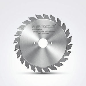Nexcut TCT Split Scoring Saw Blade – 120 × 22mm – 12 + 12T (Wood)