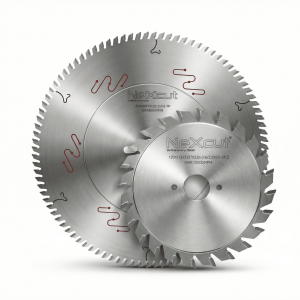 Nexcut Panel Saw Split Scoring Blade Set – 300 × 96T + 120 × 12+12 x 22mm