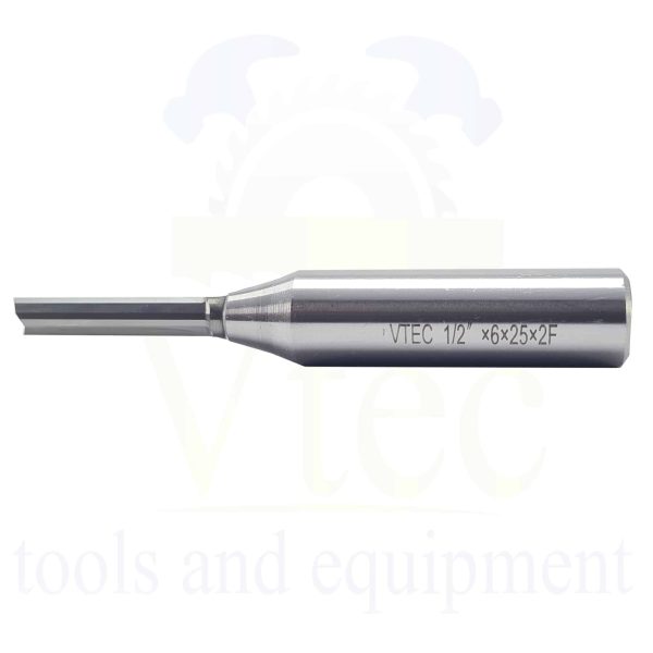 TCT Half Inch Straight 6mm End Mill