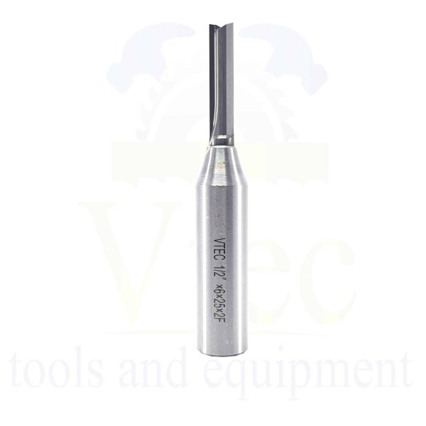 TCT Half Inch Straight 6mm End Mill